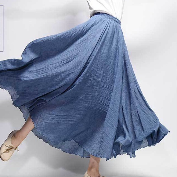 Blue Skirt - Picture 2 of 3